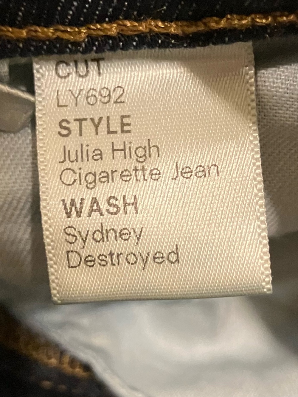 Reformation Julia High Cigarette Jean - Picture 6 of 7